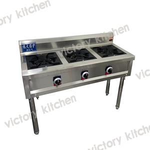 Estufa de cocina con estilo Kwali Range de acero inoxidable de alta presión VICTORY, modelo VCT para equipos de catering y restaurante, hoteles - Product Image 5
