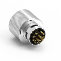 Connecteur étanche M12 à code A, 12 broches, IP67, moulé avec câble, 30V 1.5A