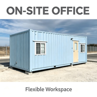 Studio de jardin moderne en conteneur, cabine de travail insonorisée extérieure, pièce mobile préfabriquée pour bureau et studio dans la cour
