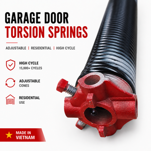 Garage <b>Door</b> Torsion <b>Springs</b> Cones Durable Residential Adjustable Garage <b>Door</b> <b>Spring</b> Replacement Kit Tilt-Up Hardware - Product Image 1