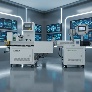 Extrusora de Película de Bobinado de un Solo Tornillo Totalmente Automática de Alta Velocidad de 100 Metros del Fabricante, HDPE LDPE ABS CPVC PE PET EPS EPE - Product Image 1