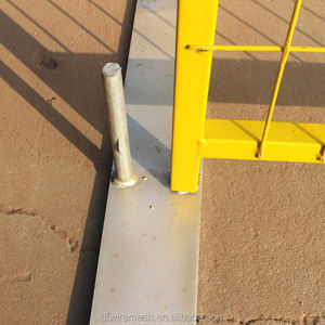 Bâtiment de jardin en Chine No Dig 50*50mm Mesh 6x8 Location Orange CA Clôture de construction temporaire - Product Image 3