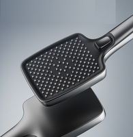 Ensemble de douche de pluie en laiton de salle de bain de luxe colonne de douche numérique intelligente chaude et froide fixée au mur