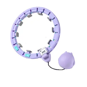 2023 Hersteller Hula Ring Kreis mit Counter Fitness Smart Adults verstellbarer gewichteter abnehmbarer intelligenter Hula Hoop