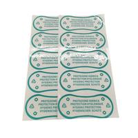 String hygiénique biodégradable pour les doublures personnalisées étiquette sous-vêtements protecteur adhésif hygénique Transparent maillots de bain autocollant d'hygiène