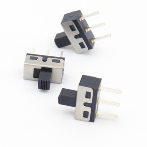 Interruptor Deslizante de Alta Corriente SS12D10G5 DIP3 de Tres Pines y Dos Posiciones, Interruptor de Palanca SS-12D10, Venta Directa de Fábrica - Product Image 1