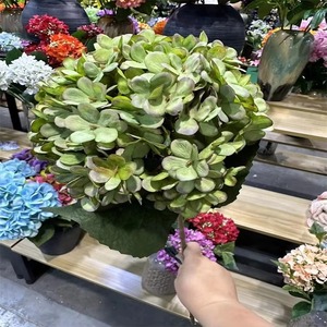 Flores Artificiales de Alta Calidad, Hortensias de Cabeza Grande en Blanco, Rosa y Azul, Flor de Hortensia de Seda para Decoración de Bodas y Hogar - Product Image 5