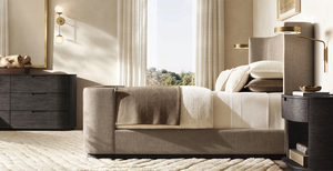 Camas Modernas de Lujo con Estructura de Madera Maciza y Cabecera Tapizada para Dormitorio King <span class=keywords><strong>Size</strong></span> - Product Image 4