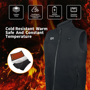 <span class=keywords><strong>Gilet</strong></span> <span class=keywords><strong>chauffant</strong></span> en fibre de carbone <span class=keywords><strong>pour</strong></span> homme, isolé en polaire, alimenté par batterie électrique USB, <span class=keywords><strong>pour</strong></span> <span class=keywords><strong>la</strong></span> randonnée, <span class=keywords><strong>la</strong></span> <span class=keywords><strong>chasse</strong></span> et le travail - Product Image 2