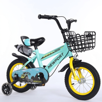 Sepeda Anak 18 20 Inch Dengan Tempat Botol Minum dan Keranjang, Sepeda Sporty untuk Balita Laki-laki Usia 3 sampai 8 Tahun