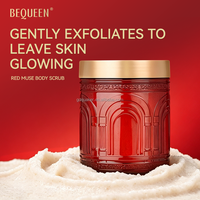 BEQUEEN Gommage Corporel au Sel Marin Parfum Caramel Vanille 700g Exfoliant Doux Éclaircissant Blanchissant Adoucissant Lissant Facile à Rincer