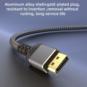 สายเคเบิล DFX DP 2.1 ยาว 1.8 เมตร รองรับ 16K 60Hz 8K 240Hz 4K 240Hz ความเร็วสูงพิเศษ สายถัก DisplayPort สำหรับจอเกมมิ่ง RTX กราฟิกการ์ด PC - Product Image 3