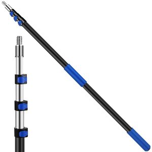 Phổ ren kim loại tip đa mục đích sơn Con lăn mở rộng cực Trọng lượng nhẹ thép mạnh mẽ telescoping cực cho bụi - Product Image 1