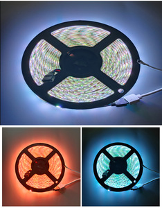 Ip65 Lớp 12VRGB Ánh Sáng Phát Ra Diode Thay Đổi Độ Sáng Linh Hoạt Với Điều Khiển Từ Xa PVC Dải Ánh Sáng Cho Trang Trí - Product Image 3