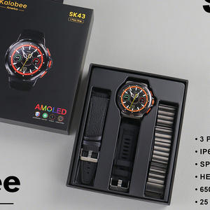 Reloj Inteligente HKSF SK43 Anti-Impactos, 3 Correas, Resistente al Agua IP68, Modos Deportivos, Monitoreo de Salud, Batería de 650 mAh - Product Image 1