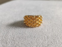 Fabricant sur mesure de bagues pour hommes en argent sterling 925 plaqué or 18 carats, bagues robustes en forme de nuget et bagues en laiton
