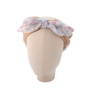 Serre-tête Nœud Papillon Femme Réglable Décontracté et Élégant avec Boucle en Herbe Synthétique - Product Image 2