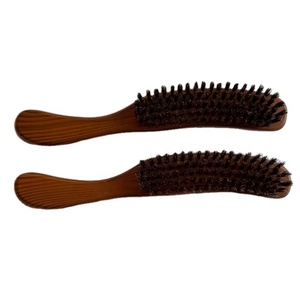 Escova Anti-Estática de Cabelo com Cabo de Madeira Marrom e Listras Pretas, de Alta Qualidade e Ecológica, para Uso Doméstico - Product Image 4