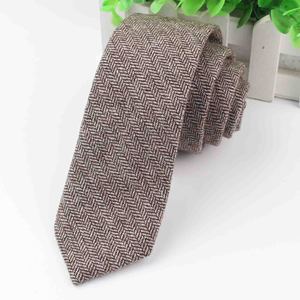 <span class=keywords><strong>Corbata</strong></span> <span class=keywords><strong>de</strong></span> Lana para Hombre, Estilo Europeo, Delgada, con Puntos, Tejida, Color Liso, Clásica, Estilo Inglés, 6 cm <span class=keywords><strong>de</strong></span> Ancho - Product Image 5