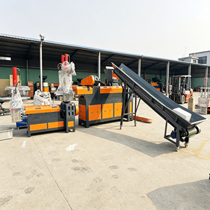 1000Kg/H Wood PA PC Engineering Plastic Composite Lump Agglomerator Matching Garbage Sack Extruder Regranulation Unit Maker - Product Image 3