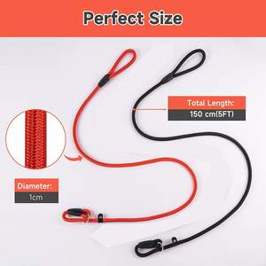 Laisse de corde antidérapante, laisse de dressage chien de 5 pieds - Product Image 3