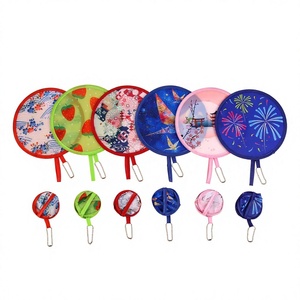 Ventilateur portable pliable en nylon pour enfants, jouet de sport volant personnalisé pour l'extérieur - Product Image 1