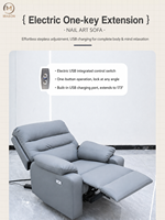 MASON Fauteuil de salon de coiffure haut de gamme moderne pour soins du cuir chevelu, inclinable électriquement, avec structure en bois, et siège-canapé pour soins du visage