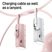 Meilleures ventes 2025 – Batteries externes portables Li-Polymère haute capacité 5000 mAh ultra-minces à charge rapide pour usage extérieur avec double interface