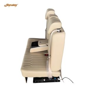 Canapé-lit de luxe pliable sur mesure disponible en OEM/ODM pour <span class=keywords><strong>Mercedes</strong></span>-Benz <span class=keywords><strong>Classe</strong></span> <span class=keywords><strong>V</strong></span>, Vito, VW Multivan – Siège transformable en lit en mousse pour MPV professionnel - Product Image 5