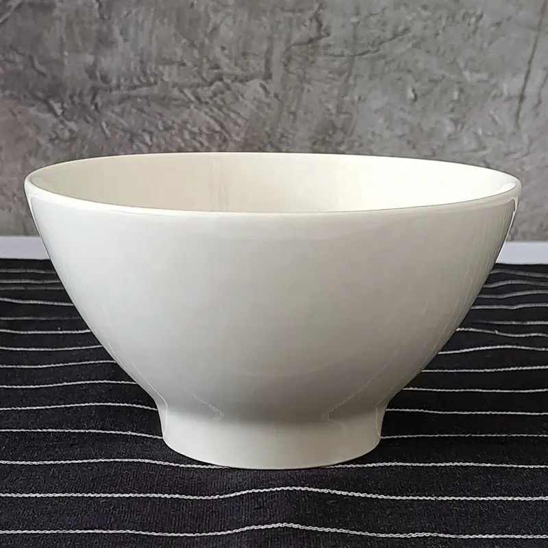 Porzellan und Keramik Pho Schüssel für Restaurant Suppe Behälter personal isierte Keramik konische stapelbare Schüssel
