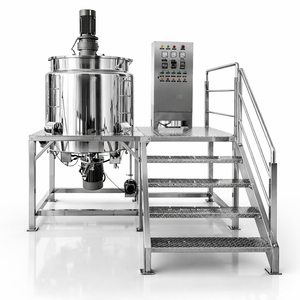 Cuve de mélange en acier inoxydable Ace pour savon liquide, mélangeur à vis avec pompe à moteur SUS304/SUS316L, applications chimiques et cosmétiques - Product Image 3