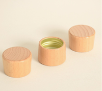 Couvre-bouteille en aluminium imitation bois, couvercle à vis manuel, pour flacon de crème, étanche