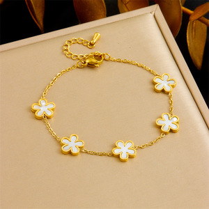 Lot de 3 parures de bijoux en coquillage blanc pour femme, cadeau Saint-Valentin/anniversaire, collier en acier inoxydable, étanche - Product Image 3
