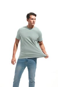 T-shirt surdimensionné décontracté et élégant pour hommes S - 4XL Crew Neck Tees T-shirts Premium pour hommes-T-shirt doux et ajusté pour hommes - Product Image 2