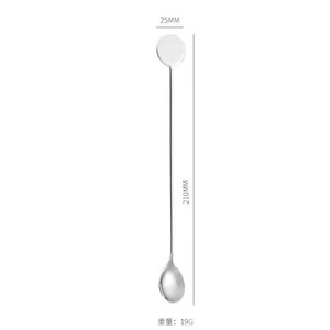 Cuillère de barman personnalisée avec logo, qualité alimentaire, argent, or, noir, 21 cm, 30 cm de long, pour la Russie, Krusovice, <span class=keywords><strong>Peroni</strong></span>, Old Pulteney - Product Image 4