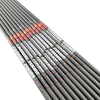 Flèches en carbone pour tir à l'arc ID4.2/6.2mm 30/32 pouces, Spine300-1000, pour arc composé et arc recurve, chasse et tir