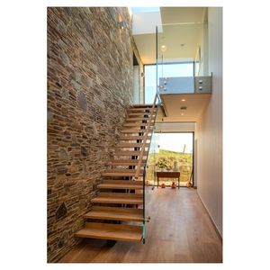 <span class=keywords><strong>Escalier</strong></span> Prima pas cher avec garde-corps en fer Fusion artistique de l'acier inoxydable et du <span class=keywords><strong>bois</strong></span> pour l'intérieur et l'extérieur - Product Image 6