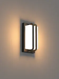 Lámpara LED de pared para exteriores, luz moderna resistente al agua IP65, montada en interiores, para pasillo y hotel