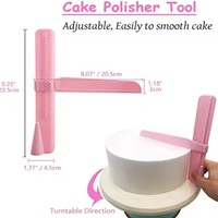 Kit de Décoration de Gâteaux en Pâte à Sucre pour Débutants : Spatule Réglable, Lisseur à Glaçage, Rouleau à Pâtisserie, Coupe-Emporte-pièces, Embosseur, Ciseaux à Fleurs