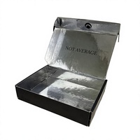 Caja de Envío Elegante Impresa con Embalaje Corrugado, Diseño Plegable, Estampado en Caliente