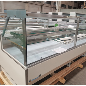 <span class=keywords><strong>Vitrine</strong></span> réfrigérée <span class=keywords><strong>pour</strong></span> charcuterie de supermarché avec refroidissement par air <span class=keywords><strong>pour</strong></span> viande et fruits de mer, 2 portes, commande numérique - Product Image 3