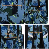 Sac à dos de grande capacité à motif de dessin animé, plusieurs poches, léger, sac à dos de voyage, sac d'école pour enfants et adolescents, OEM