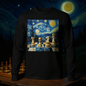 Camiseta de manga larga Chess Van Gogh Starry Night - Product Image 3