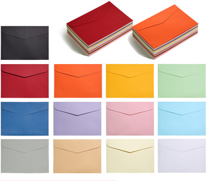 Enveloppes Western colorées 114x162mm |   Papier personnalisé avec logo, double collage |   Vente en gros pour les invitations et les cartes de membre - Product Image 1