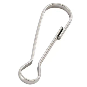 10 unids/bolsa 304 gancho de resorte de Metal de acero inoxidable 16mm 20mm 30mm 45mm-60mm cordón cremallera tirar conexión broches productos - Product Image 5