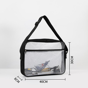 Sac à bandoulière transparent en maille de qualité supérieure, antistatique ESD, pour salle blanche, emballage ESD, sac à bandoulière transparent - Product Image 2