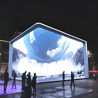 Pantalla LED Solar para Exteriores Xxx que Ofrece Imágenes Visuales HD a Todo Color. Impermeable, a Prueba de Polvo y Ahorrador de Energía para Anuncios en Edificios Comerciales.