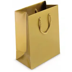 Sac shopping en papier laqué PE de luxe, merchandising personnalisé - Product Image 3