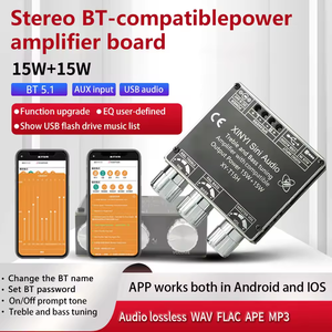 XY-T15H BT 5.1 Module de carte d'amplificateur de puissance numérique 2.0 canaux carte d'<span class=keywords><strong>ampli</strong></span> stéréo APP contrôle pour haut-parleurs sans fil bricolage - Product Image 4
