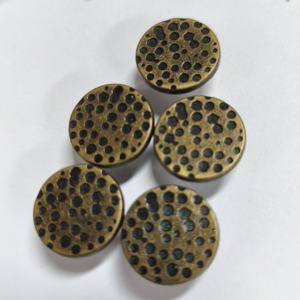 Botones a presión <span class=keywords><strong>de</strong></span> metal para ropa con diseño <span class=keywords><strong>de</strong></span> logotipo personalizado reciclado respetuoso con el medio ambiente dorado elegante - Product Image 3